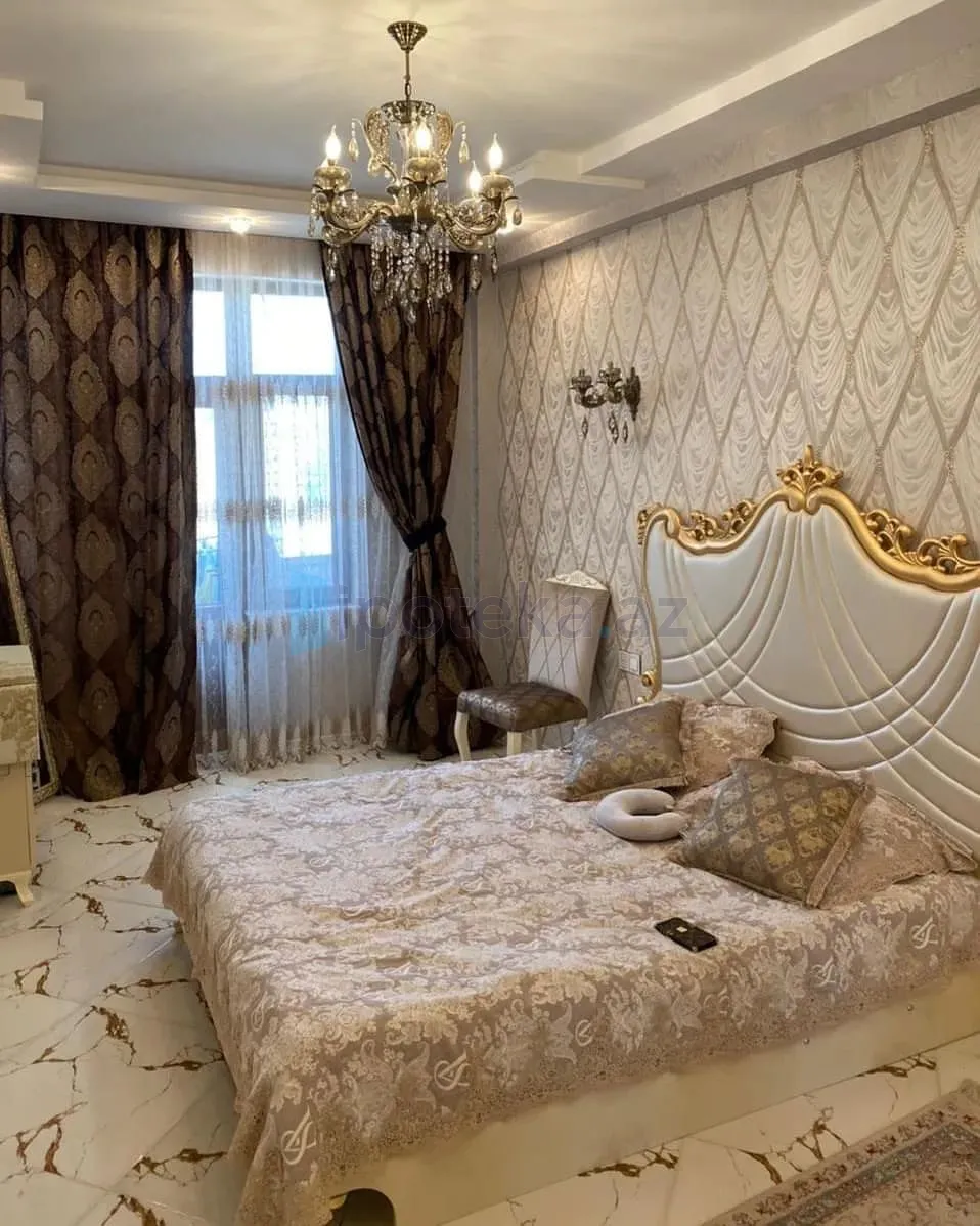 3 Otaq, Yeni tikili, Nərimanov r., 110.00 m² — Mənzil, Bakı (6)