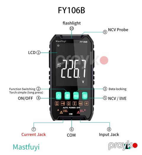 Voltage detector tester "Smart Multimeter" — Bakı