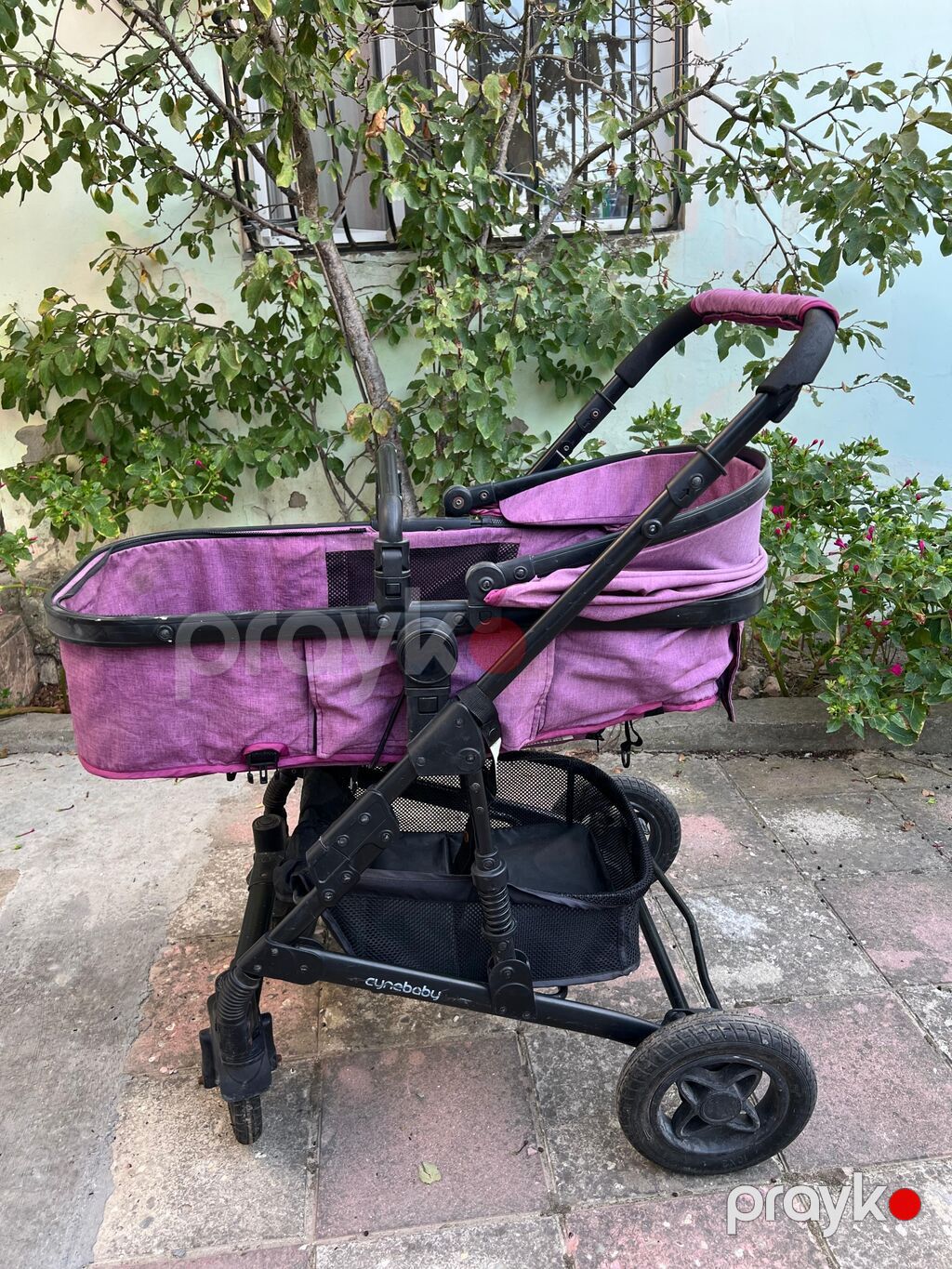 Uşaq arabası – Cynebaby, bənövşəyi rəng Xüsusiyyətlər: - 2-in-1 — Arabalalar, Xaçmaz (2)
