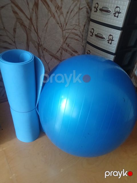 Fitnes topu və yoqa matı — Bakı
