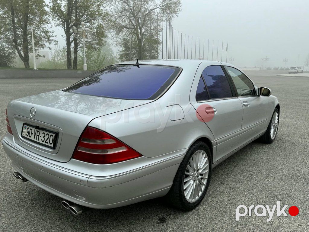 Mercedes S 320, 3.2 L, 2001 il, 300 000 km — Avtomobillər, Qəbələ (2)