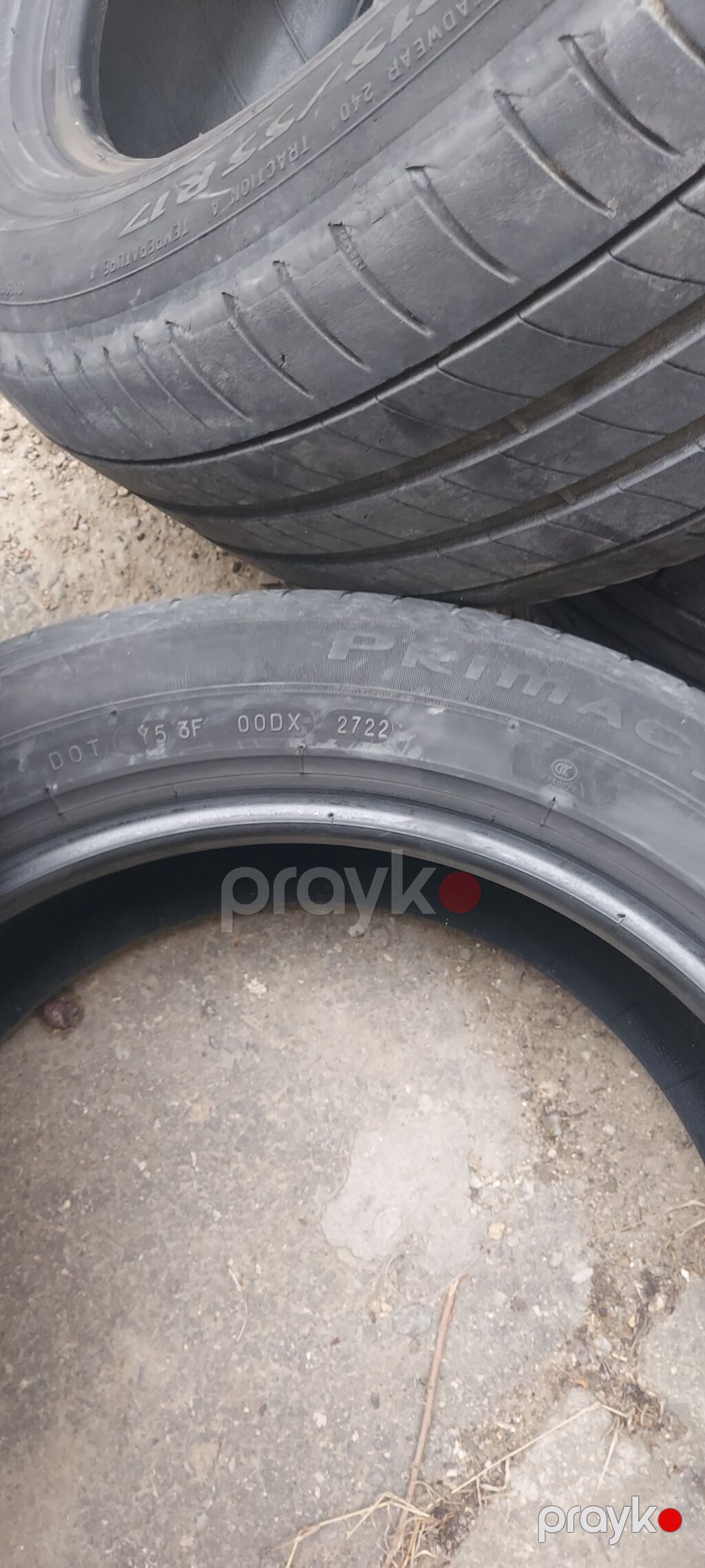 Yaxsi veziyyetdedi Michelin Primacy 3 ST təkərlər – 4 ədəd - Ölçü — Şinlər, Bakı (5)