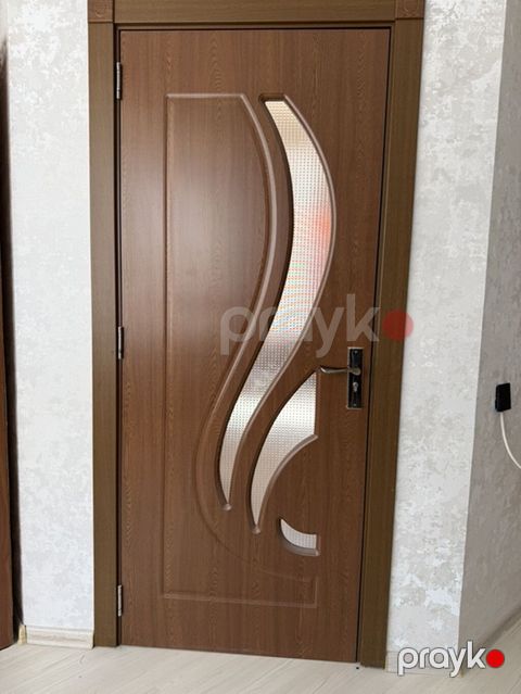 3 ədəddir Mebelli daxili qapı – dekorativ şüşəli model - Material — Digah