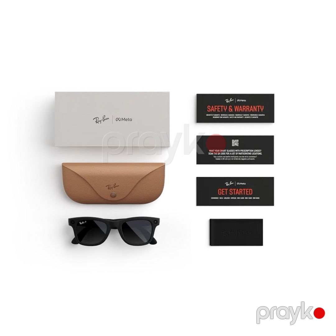 Ray-Ban Meta Smart Glasses Gen 2 Wayfarer – Matte Black Polar Gradient Graphite — Səs texnikası, Bakı (2)