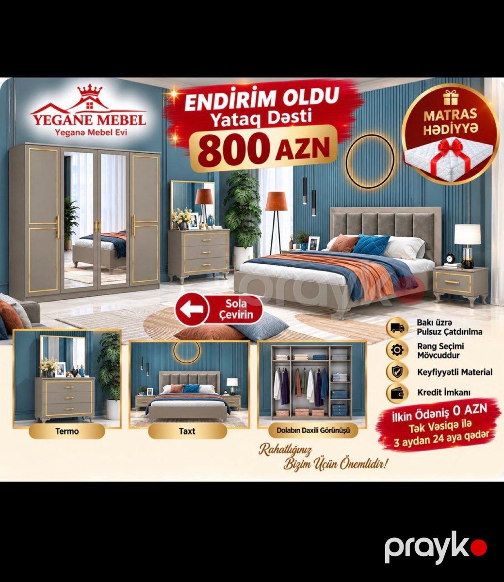 Yataq otağı mebeli — Mebel, Bakı (2)