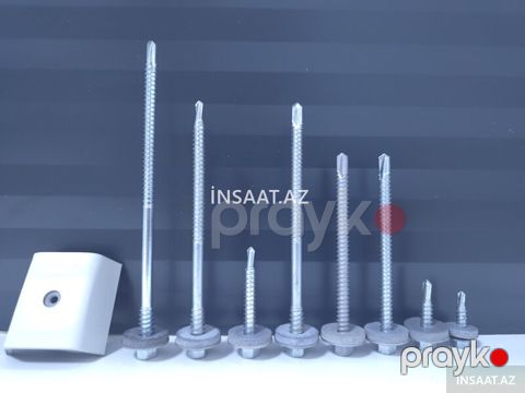 Dam və Divar Panelləri üçün Montaj Şurupları — Bakı