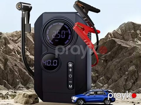 Mühərriki işə salan Jump Starter və Təkər Kompressoru — Bakı