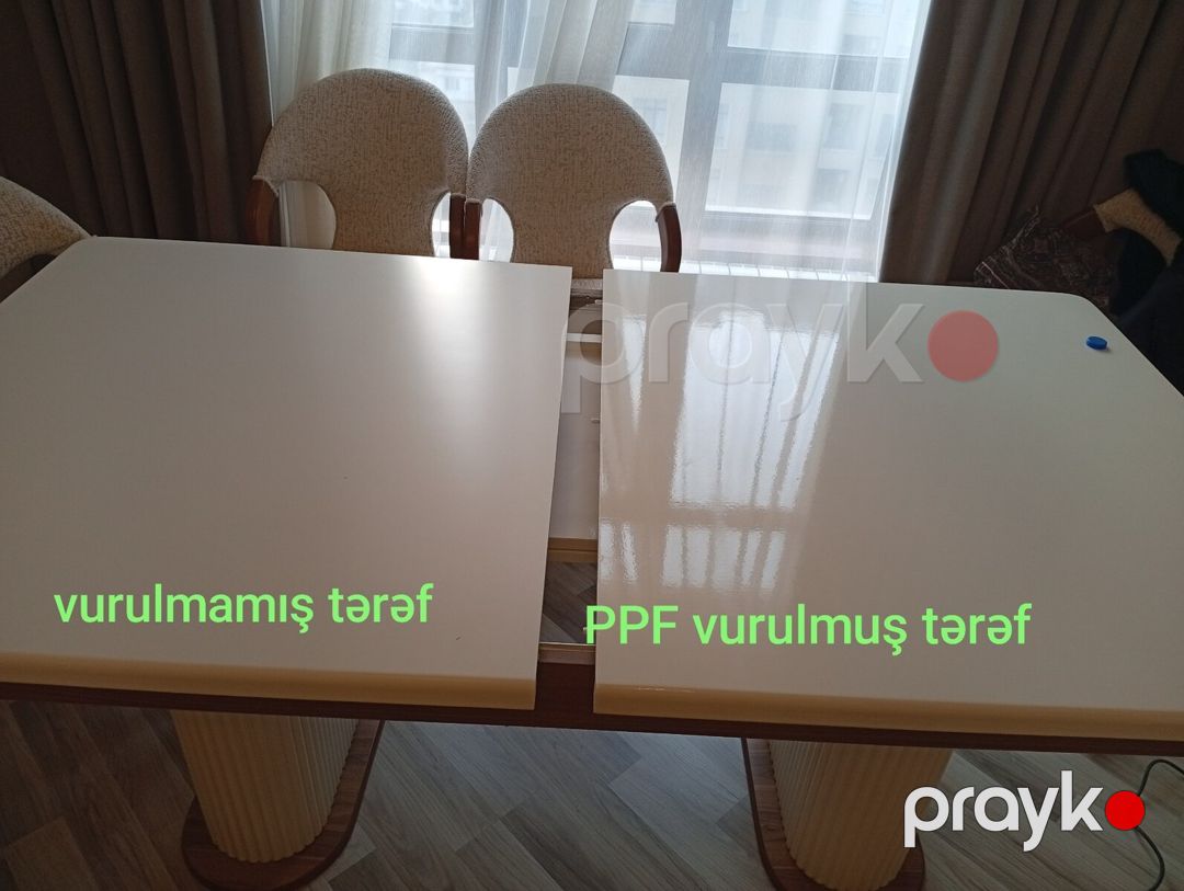 Plyonka və vinillərin çekilməsi — Təmir və inşaat, Bakı (6)