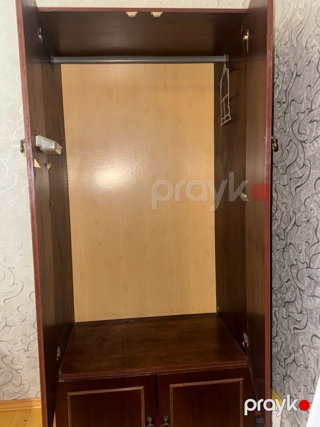 Klassik üslubda taxta şkaf dəsti - Material: tünd qəhvəyi rəngli ağac — Şkaflar, Bakı (2)