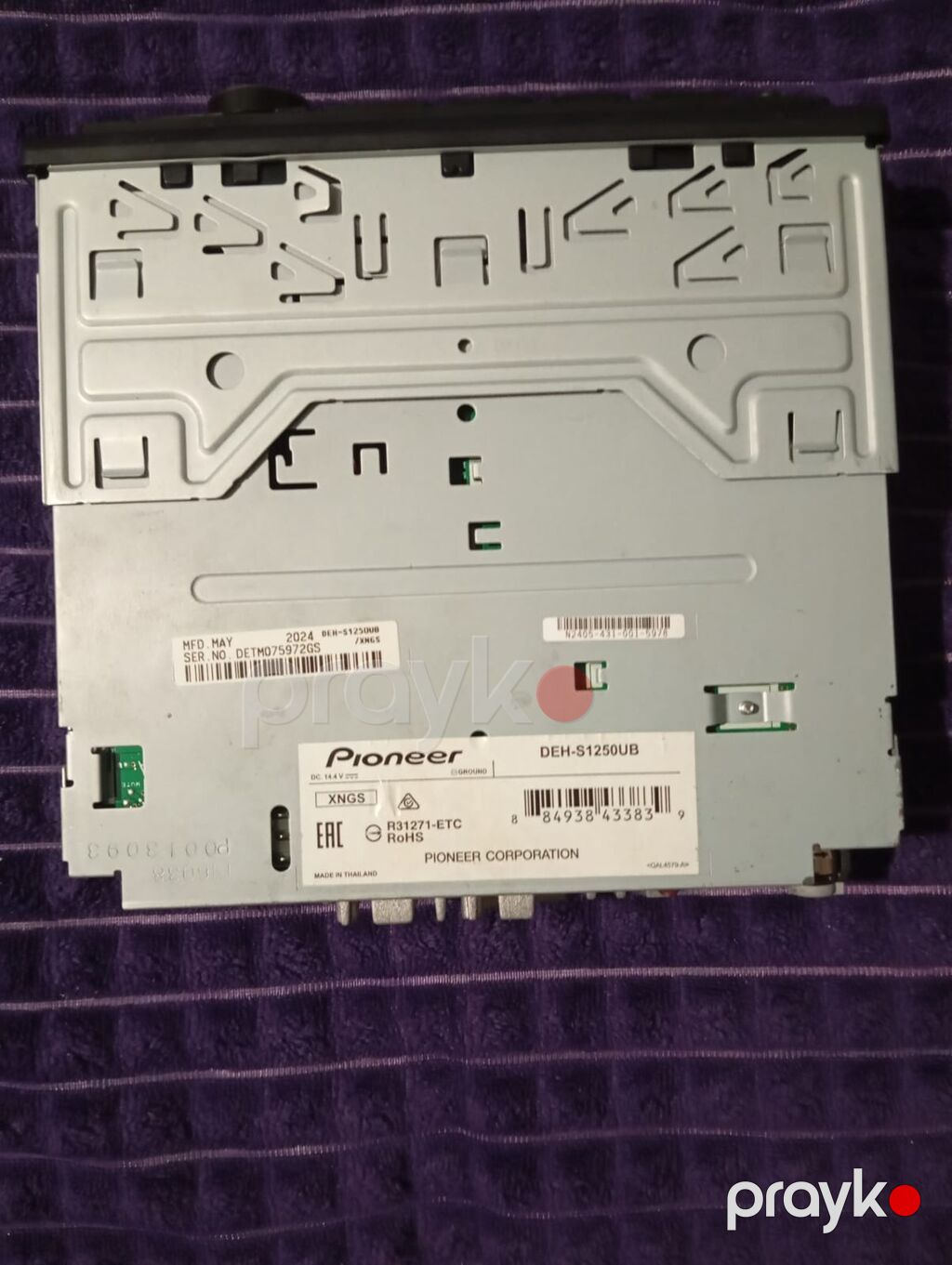Pioneer DEH‑S1250 arginal pioner maytafondur heç bir prablemi yoxdur — Avtomobil akustikası, Sumqayıt (2)