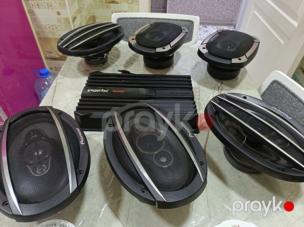 Avtomobil audio dəsti – Pioneer akustika + Sony gücləndirici — Avtomobil akustikası, Qobu (5)