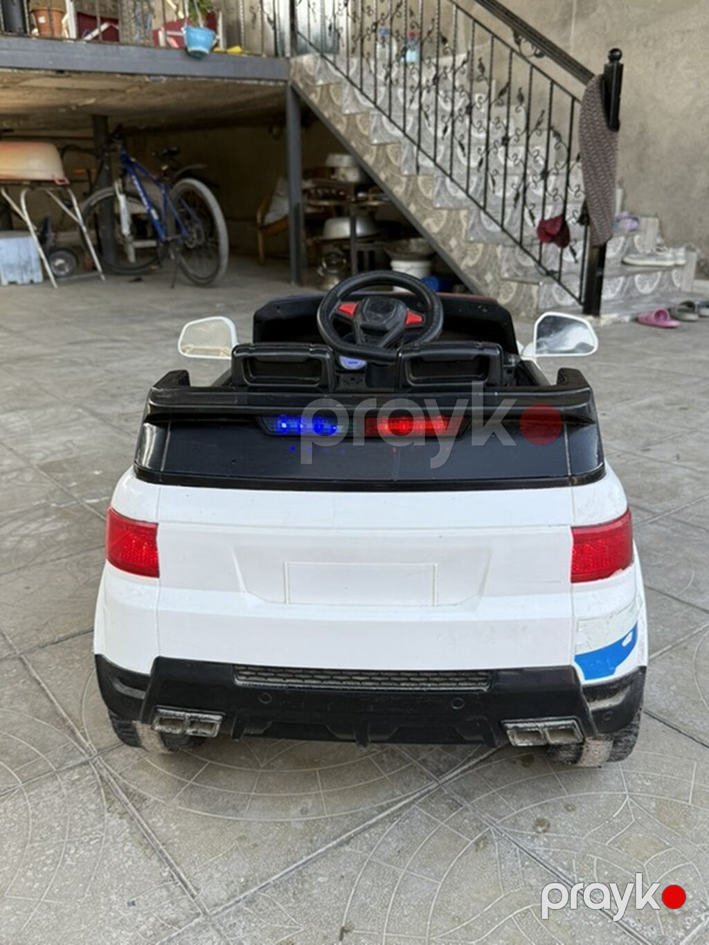 Uşaq üçün elektrikli polis maşını(ENDİRİM OLUNACAQ)Razılaşma yolu ile — Uşaq avtomobilləri, Sumqayıt (2)