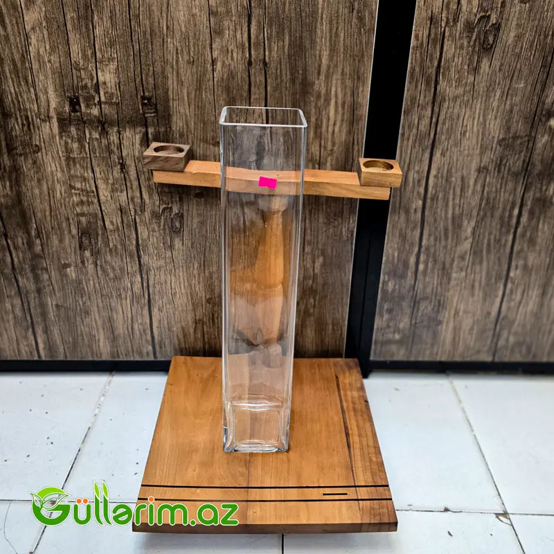 Bambuk vaza duzbucaqlı- (Suse guldan 4mm — Dekor və interyeri, Bakı (2)