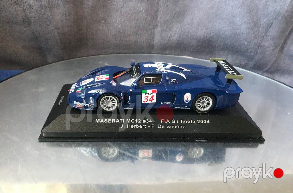 Коллекционная модель "Maserati MC12 #34 FIA GT Imola 2004 — Kolleksiyalar, Bakı (10)