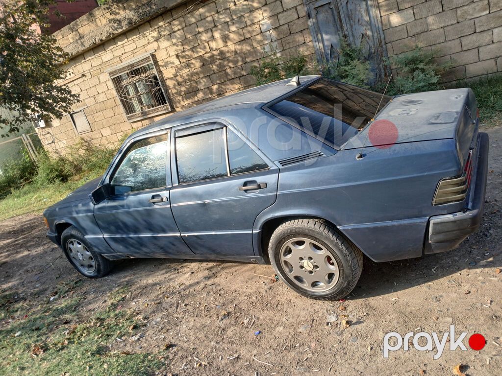 Mercedes-Benz 190 (W201) sedan - Göy rəngli kuzov, 4 qapı - Avtomatik — Avtomobillər, İmişli (4)