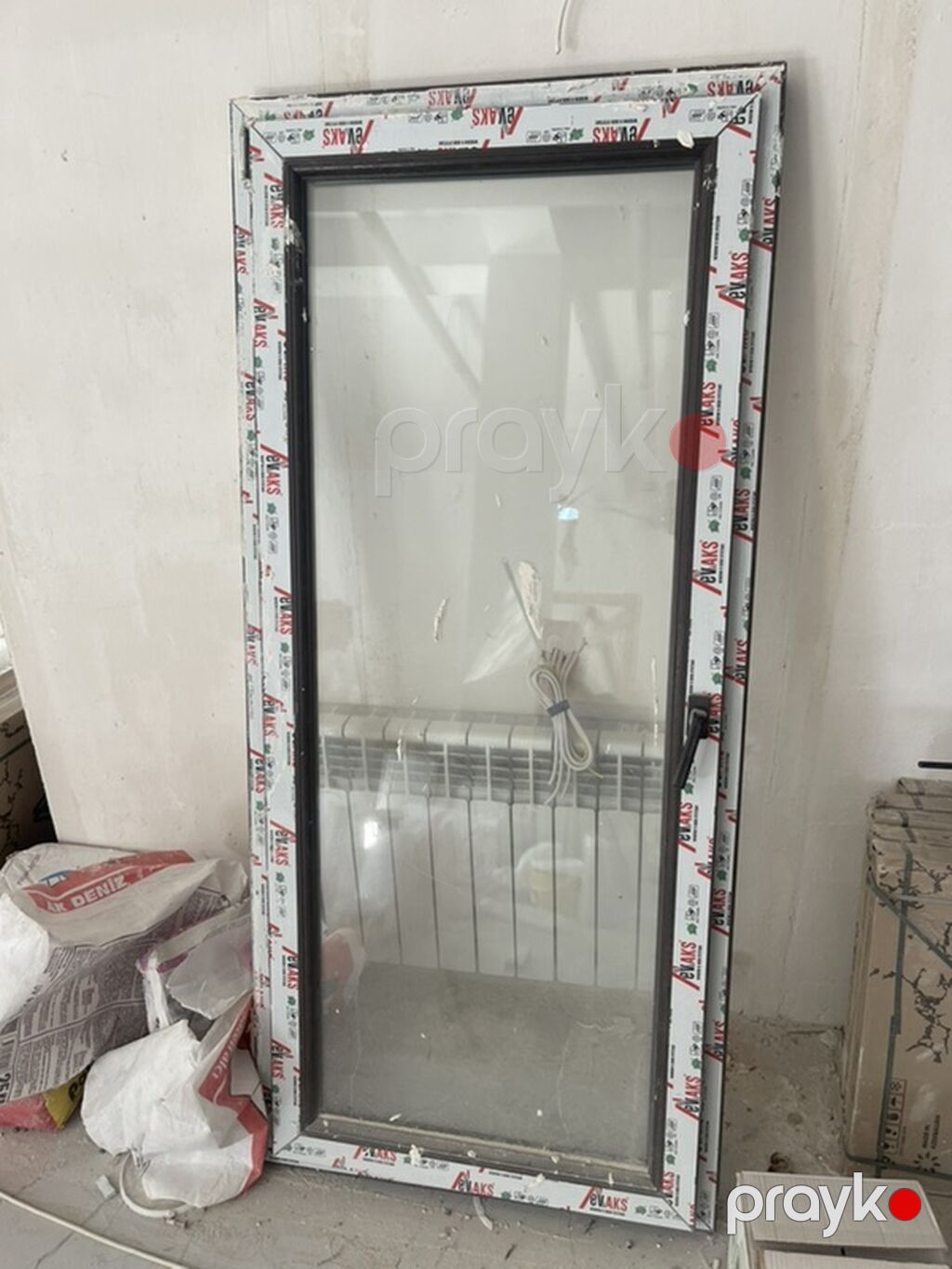 PVC pəncərə/qapı paneli - Material: PVC profil (üzərində qoruyucu — Pəncərələr, qapılar, balkonlar, Gəncə (3)