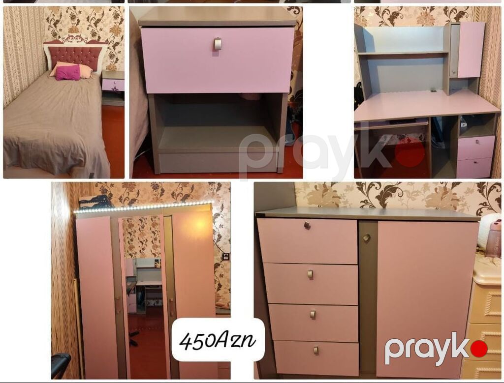 Nure – Qız uşaqları üçün mebel dəsti 450 AZN Kod: 2838 — Uşaq mebeli dəstləri, Bakı