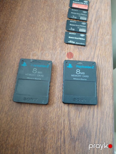 Sony Playstation 2 memory Card islek veziyyetdedirler ikisi bir yerde — Bakı