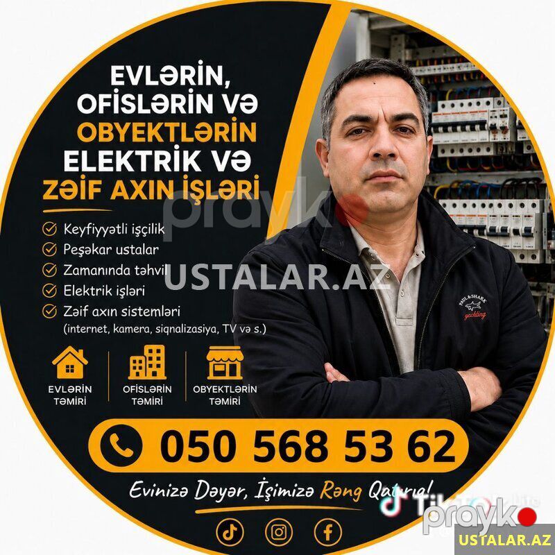 Elektrik xidməti — Elektrikçi xidmətləri, Bakı (7)