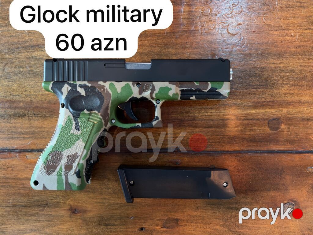 Airsoft tapança modelləri – 6 mm BB üçün - Glock 18 (6 mm) — Oyuncaq silahları, Qazax (10)