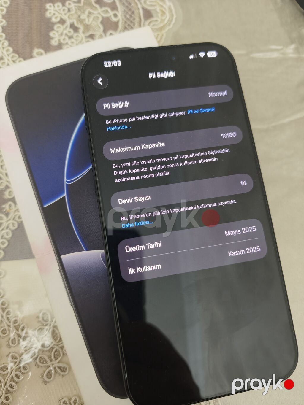 IPhone 16 Pro Max, 256 GB, Black Titanium, Face ID — Apple iPhone, Digah (3)