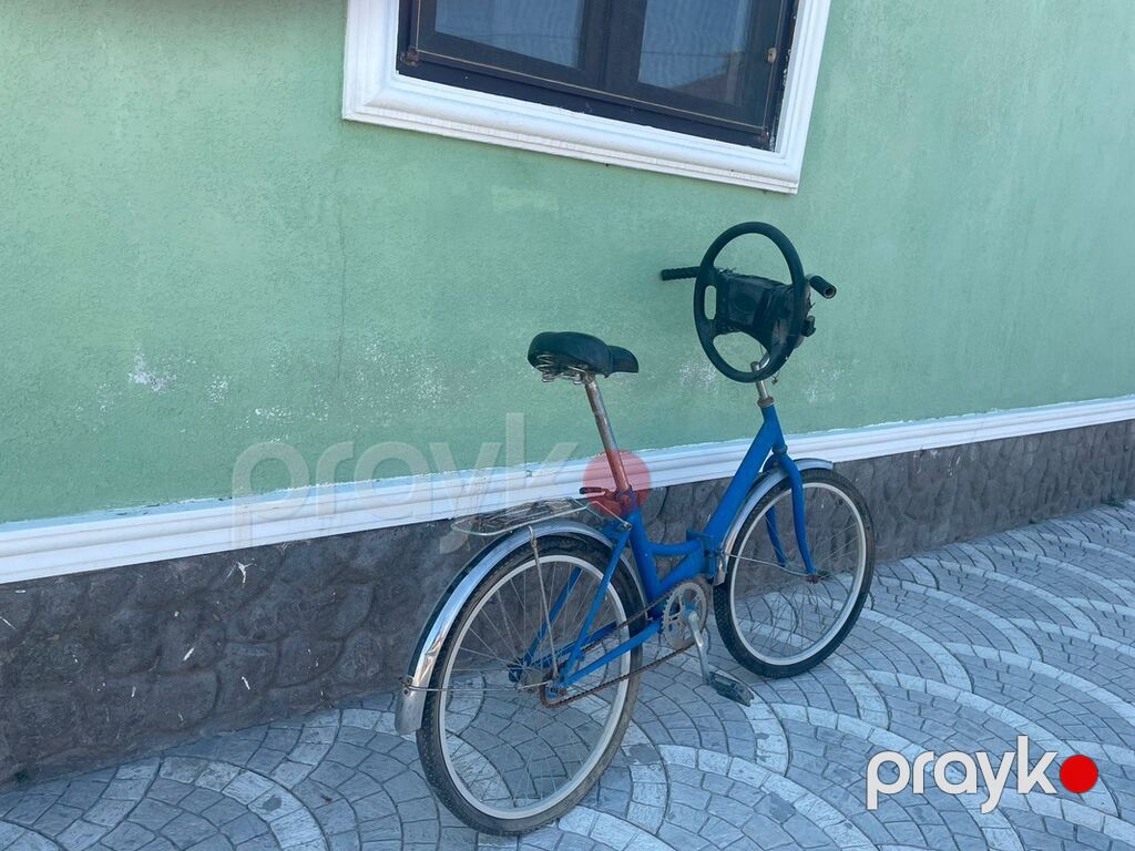 Unikal modifikasiya edilmiş velosiped - Rəng: mavi - Korpus: şəhər — Yol velosipedləri, Bakı (2)