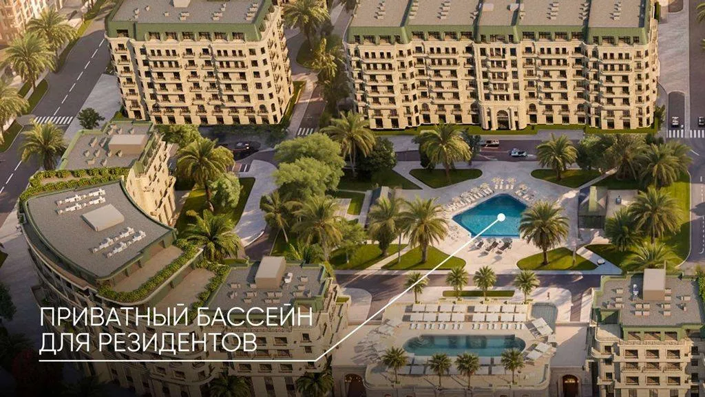 Sea Breeze, 1 otaqlı Yeni tikili satılır - 52 m², 1/8 mərtəbə — Mənzil, Bakı (6)