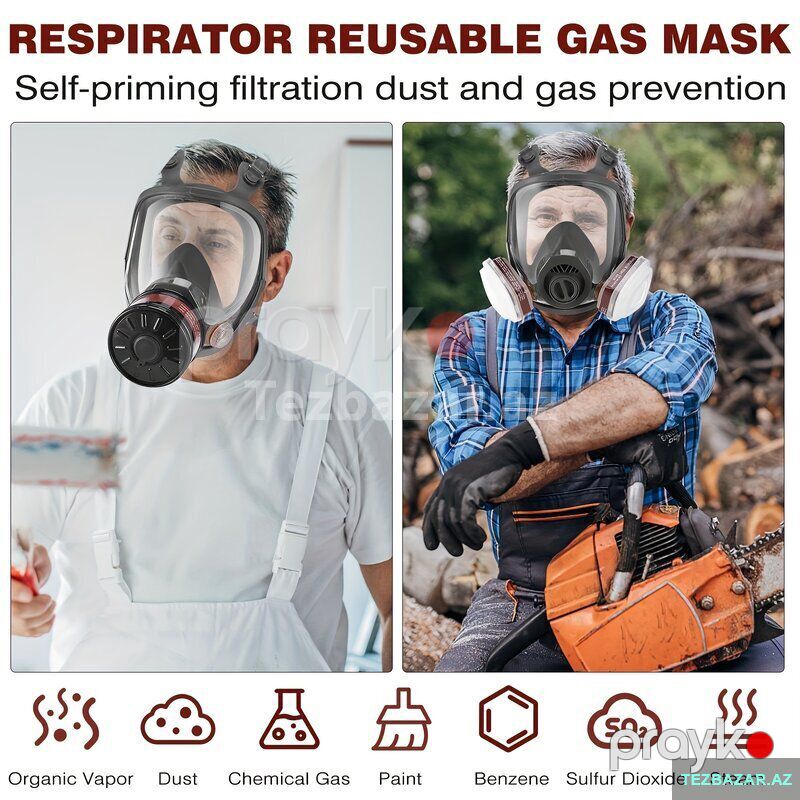 Kimyəvi əleyhqaz-respirator — Biznes və avadanlıq, Bakı (10)