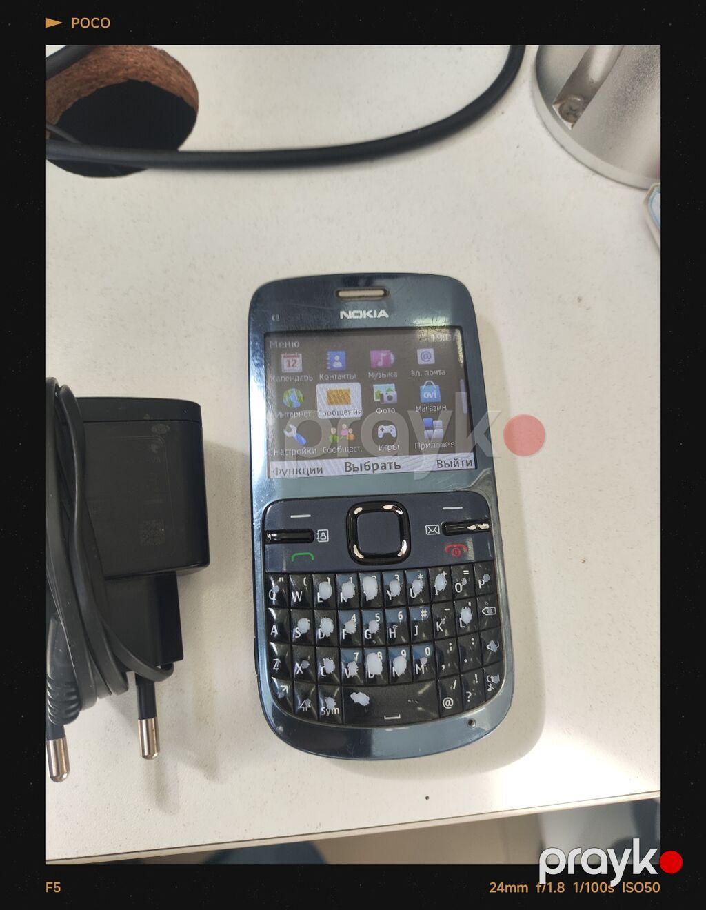 Nokia C3, rəng - Göy, Düyməli — Nokia, Bakı (2)
