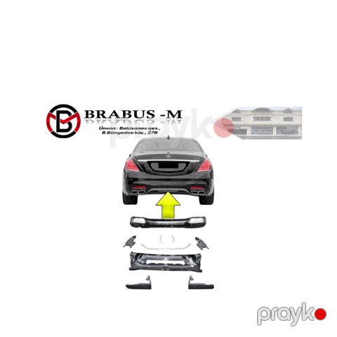 "Mercedes W222 S63" diffuzeri — Bakı