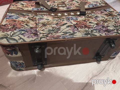 Çiçək naxışlı təkərli səyahət çantası – Gımmy Japan - Korpus: sıx — Bakı