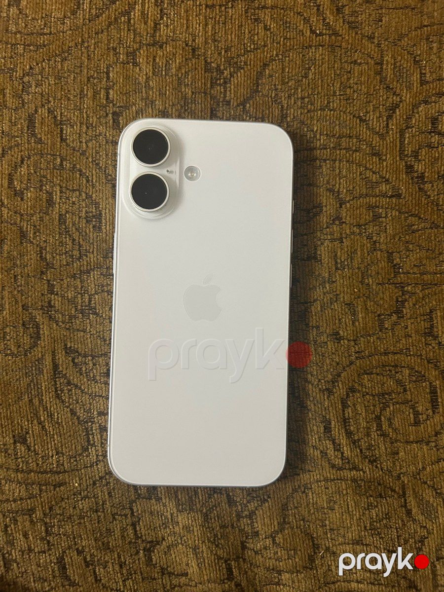 Apple iPhone 16 White 128GB/8GB — Smartfonlar, Lənkəran (2)