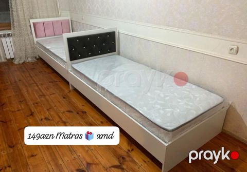 Tək nəfərlik çarpayılar – sadə və funksional dizayn. - Ölçü: standart — Mehdiabad