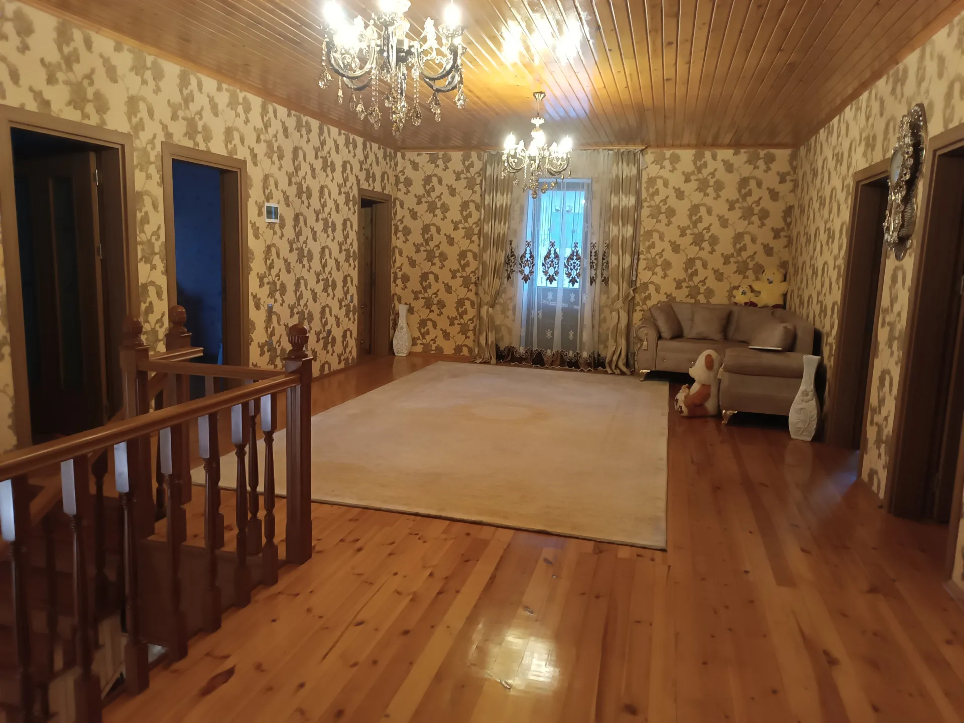 Maştağa, 10 otaqlı Həyət evi satılır - 520 m², 3 mərtəbə, 4 sot — Ev, villa, Bakı (10)
