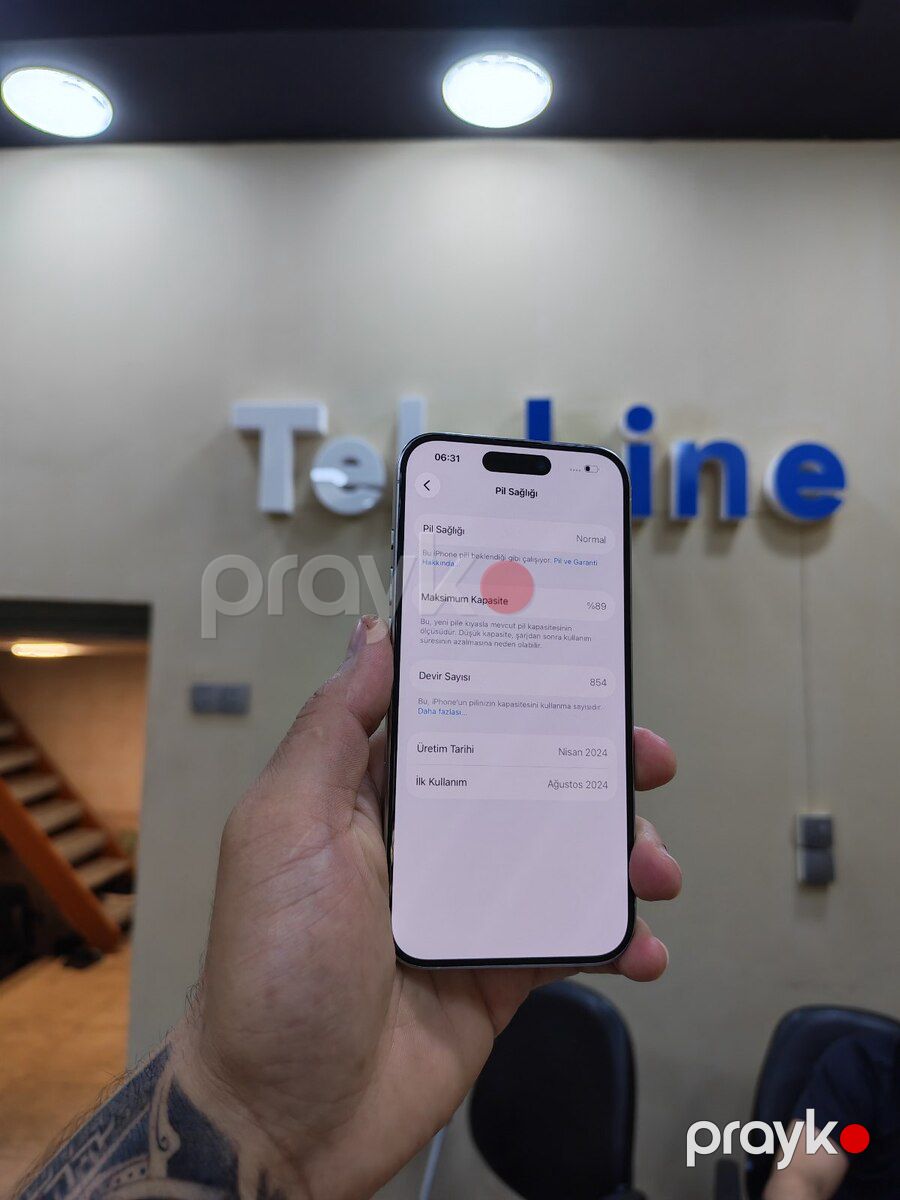 Apple iPhone 15 Pro White Titanium 128GB/8GB — Smartfonlar, Bakı (2)
