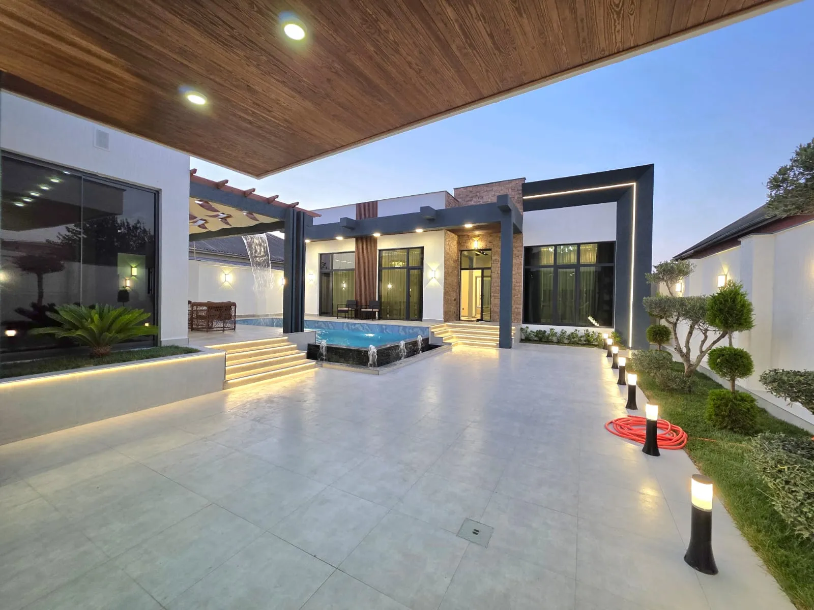 Mərdəkan, 4 otaqlı Villa satılır - 150 m², 1 mərtəbə, 4 sot — Ev, villa, Bakı (2)
