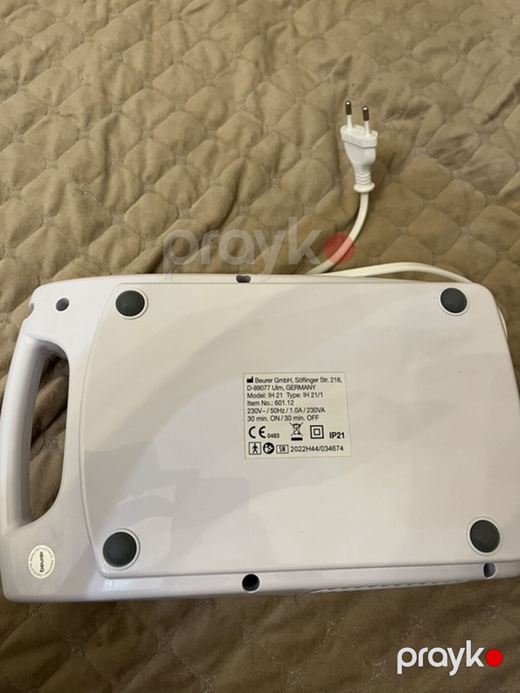 Beurer Medical IH 21 kompressor tipli inhalyator/nebulyator. (Çox az — İnhalyatorlar və nebulayzerləri, Bakı (6)