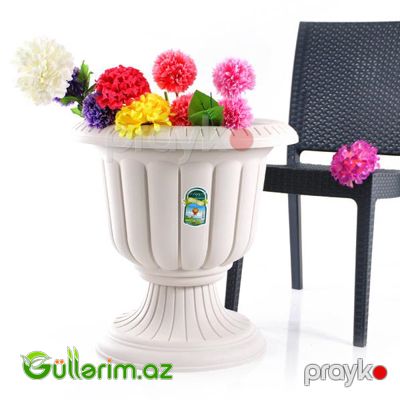 Ayaqlı Plastik Dibçək