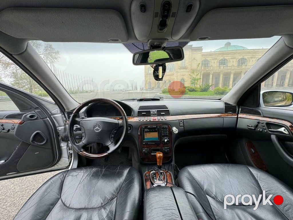 Mercedes S 320, 3.2 L, 2001 il, 300 000 km — Avtomobillər, Qəbələ (9)