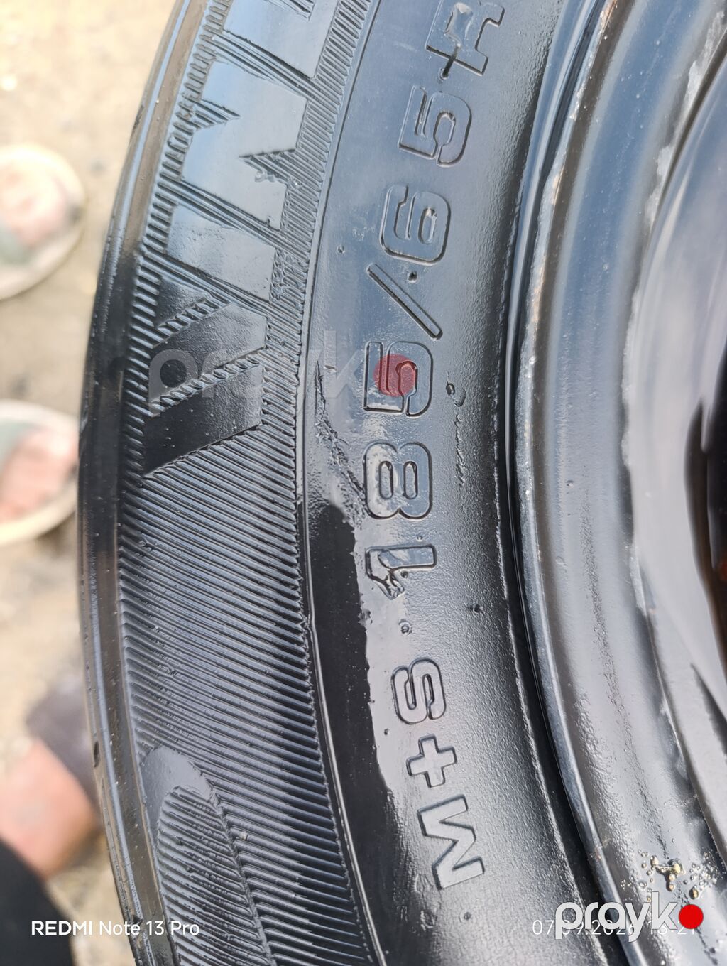 Vında M+S təkər və ştamp disk komplekti - Ölçü: 185/65 R14 — Diskləri, Bakı (2)