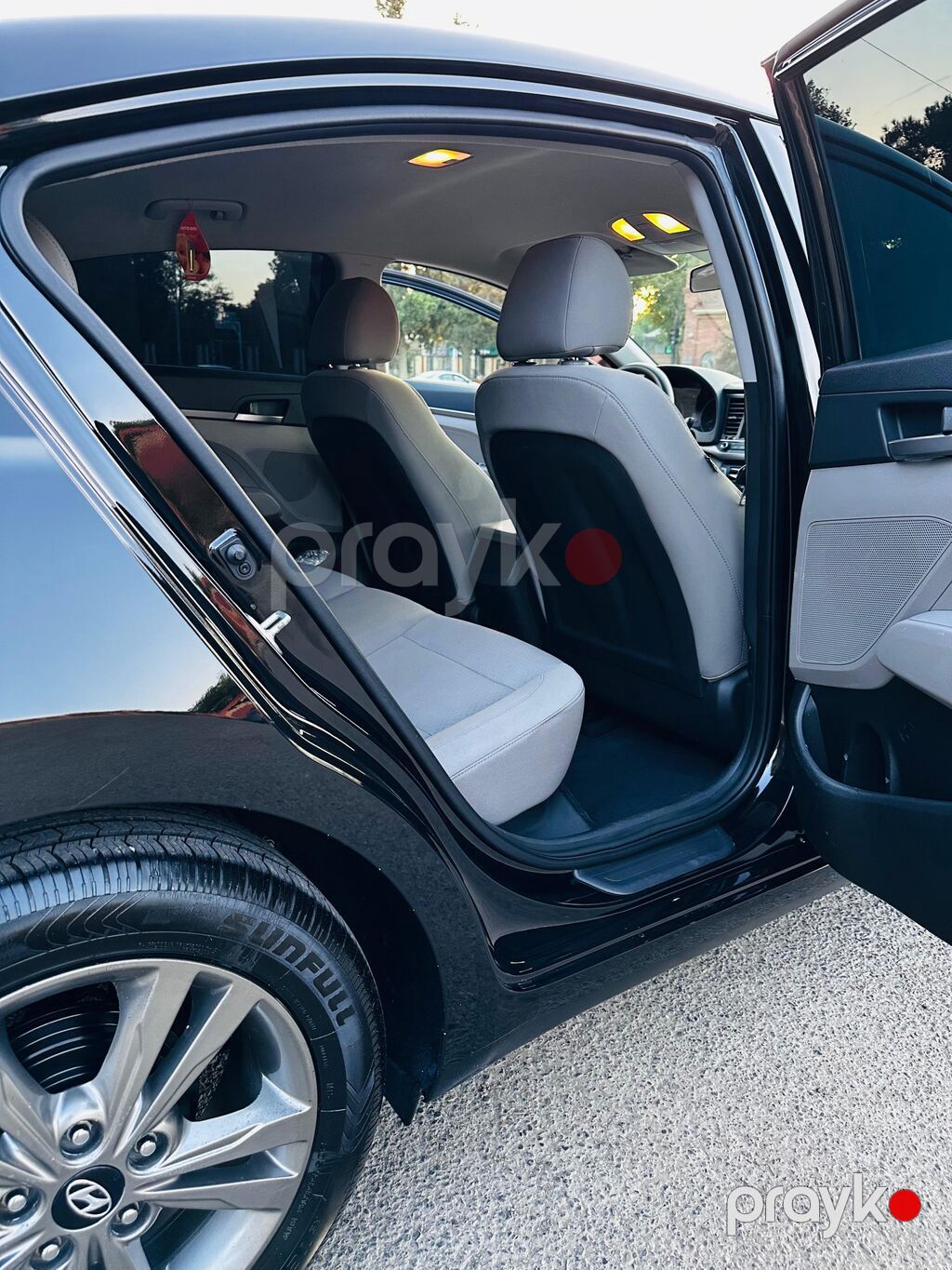 Hyundai Elantra – qara rəngli sedan İli 2019 Amerkadan təzə gəlib — Avtomobillər, Gəncə (9)
