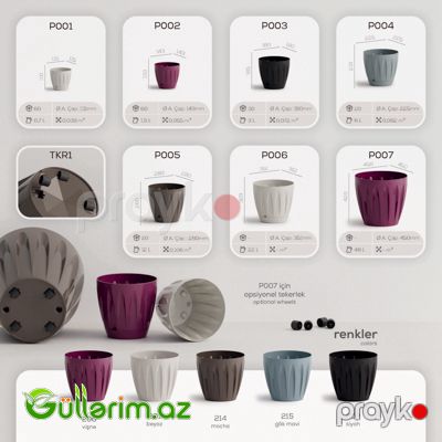 Plastik Dibçək 04 — Bağ dekorasiyası, Bakı (8)
