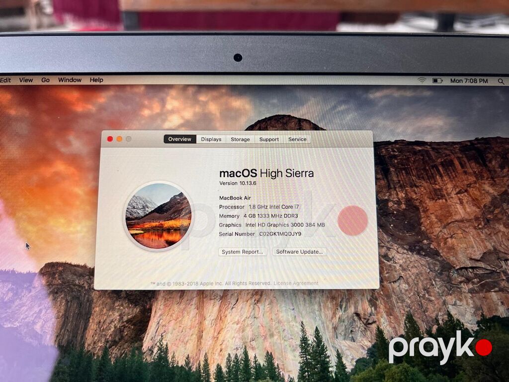 Apple MacBook Air – 11" Texniki göstəricilər: - Ekran: 11.6" (MacBook — Apple Macbook, Şirvan (4)