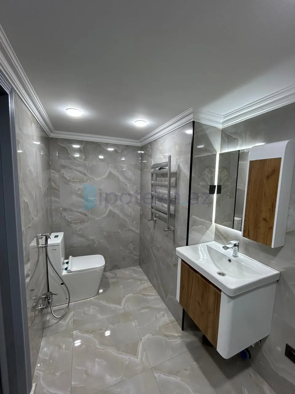 Satılır: 3 Otaq, Yeni tikili, Yasamal r., Yeni Yasamal q., 112.00 m² — Mənzil, Bakı (9)
