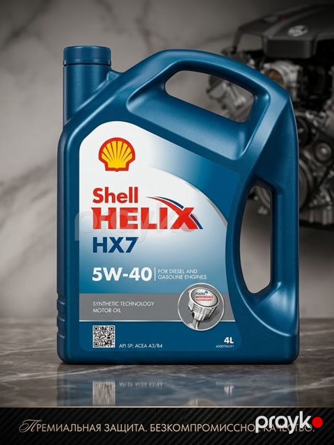 Shell Helix HX7 5W-40 mühərrik yağı - Sintez texnologiyalı motor yağı