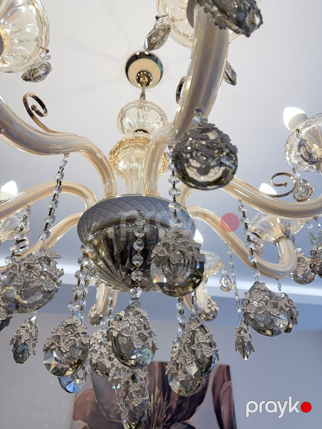 Çılçıraq, 8 lampa, Xrustal — Tavan is?qlar? v? cilc?raqlar, Digah (3)