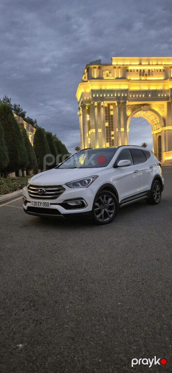 Hyundai Santa Fe, 2.0 L, 2016 il, 215 652 km — Avtomobillər, Gəncə (3)