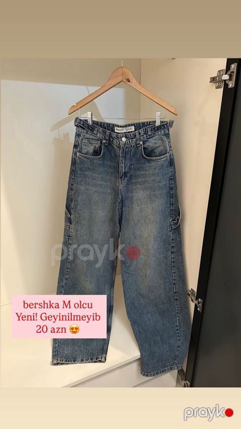 Cinslər, Bershka, M, rəng - Göy — Bakı
