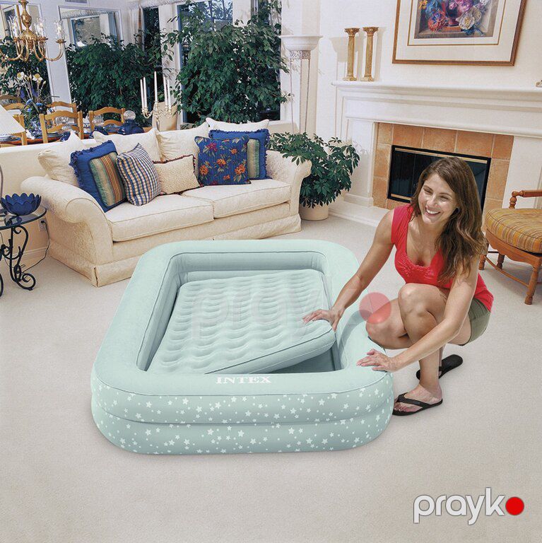 Детская надувная кровать "İntex 66810" — Mebel, Bakı (2)