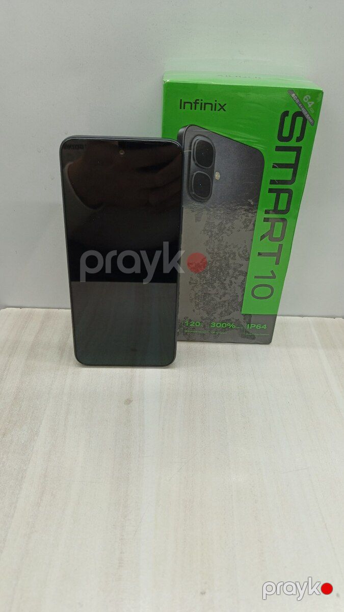 Infinix Smart 10 Sleek Black 64GB/4GB — Smartfonlar, Bakı (2)